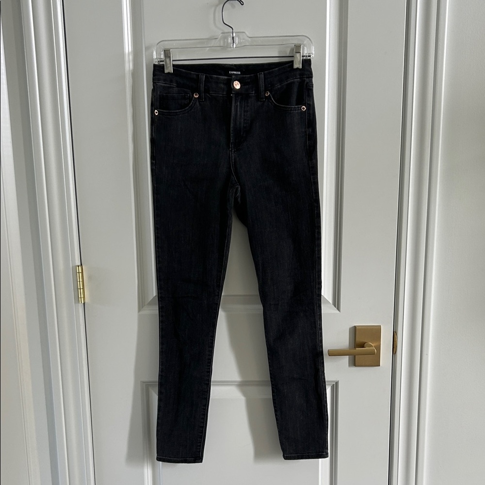Express Women's Black Skinny Jeans